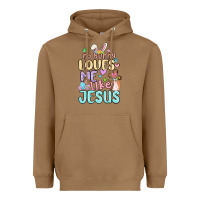 Toasted Coconut no bunny loves me like jesus Heavyweight Hoodie - MaliasSmallBusiness
