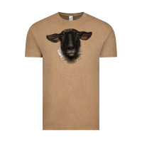Vintage Coffee suffolk ewe head Vintage Tee - BarkalooDesign