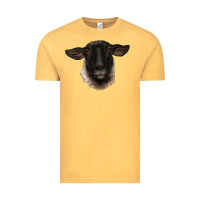 Vintage Mustard suffolk ewe head Vintage Tee - BarkalooDesign