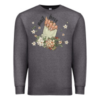 Charcoal Heather nail boss Premium Sweatshirt - MaliasSmallBusiness