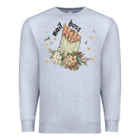 Heather Grey nail boss Premium Sweatshirt - MaliasSmallBusiness