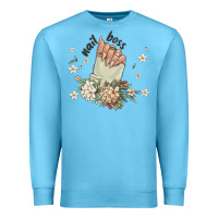 Ocean Blue nail boss Premium Sweatshirt - MaliasSmallBusiness