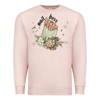 Pale Pink nail boss Premium Sweatshirt - MaliasSmallBusiness
