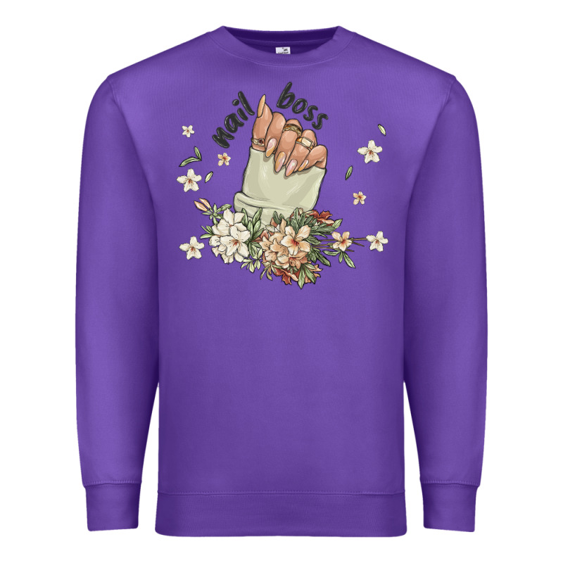 Nail Boss Premium Sweatshirt by MaliasSmallBusiness | Teevron