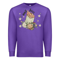Purple nail boss Premium Sweatshirt - MaliasSmallBusiness