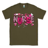 Army Green breast cancer nurse Classic Tee - JahusDesignShop