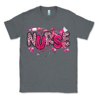 Charcoal Heather breast cancer nurse Classic Tee - JahusDesignShop