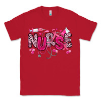 Red breast cancer nurse Classic Tee - JahusDesignShop