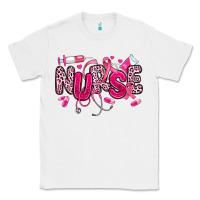 White breast cancer nurse Classic Tee - JahusDesignShop