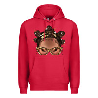 Cardinal Afro Bantu Knots Hairstyles Messy Bun With Clasp Bbs  2 Premium Hoodie - BundleAndBundleShop