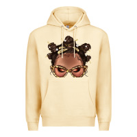 Pina Colada Afro Bantu Knots Hairstyles Messy Bun With Clasp Bbs  2 Premium Hoodie - BundleAndBundleShop