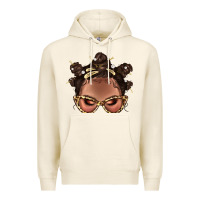 Tofu Afro Bantu Knots Hairstyles Messy Bun With Clasp Bbs  2 Premium Hoodie - BundleAndBundleShop