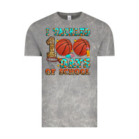 Cloud Rock i tackled 100 days of school basketball Vintage Tee - Zillion Design Studio