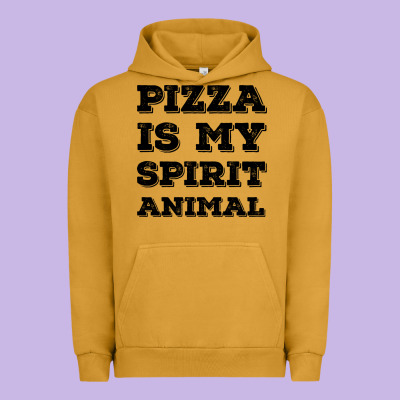 Pizza Is My Spirit Animal Urban Hoodie Designed By Bettercallsaul