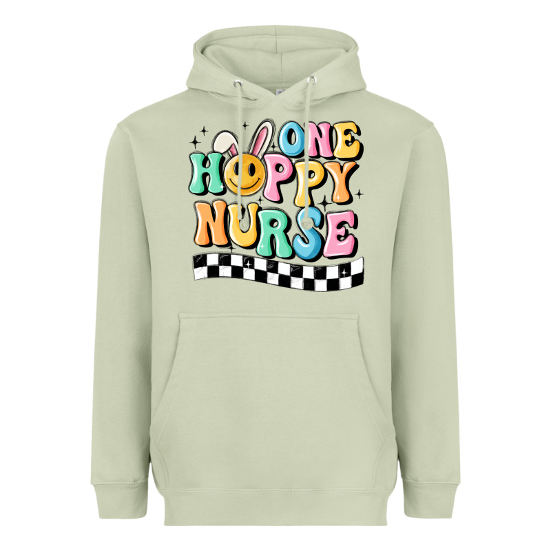 One Happy Nurse Heavyweight Hoodie by MaliasSmallBusiness | Teevron