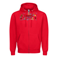 Red love vibes and valentines Zipper Hoodie - AdoDesignShop