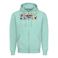 Seafoam love vibes and valentines Zipper Hoodie - AdoDesignShop