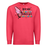 Cardinal you sre exactly where you need to be Premium Sweatshirt - MaliasSmallBusiness