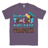 Lavender being a teacher makes my life complate Classic Tee - AdoDesignShop