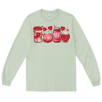 Matcha valentines day coffee Long Sleeve Tee - JahusDesignShop