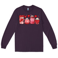 Plum valentines day coffee Long Sleeve Tee - JahusDesignShop