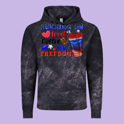 Vintage Hoodie running on iced coffe and freedom