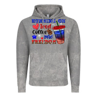 Cloud Rock running on iced coffe and freedom Vintage Hoodie - texasbilliewilder