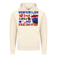 Vintage Artic running on iced coffe and freedom Vintage Hoodie - texasbilliewilder