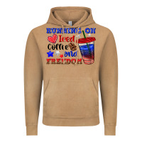 Vintage Camel running on iced coffe and freedom Vintage Hoodie - texasbilliewilder