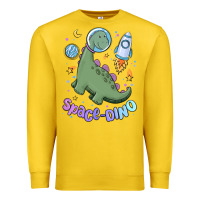 Lemon space dino Premium Sweatshirt - MaliasSmallBusiness