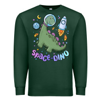 Sports Green space dino Premium Sweatshirt - MaliasSmallBusiness