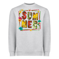 Heather Grey summer with fruit Heavyweight Sweatshirt - texasbilliewilder