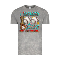 Cloud Rock i tackled 100 days of school baseball Vintage Tee - Zillion Design Studio