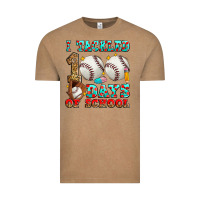 Vintage Coffee i tackled 100 days of school baseball Vintage Tee - Zillion Design Studio