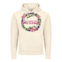 Vintage Artic mother with floral wreath Vintage Hoodie - RanaPortraitStore