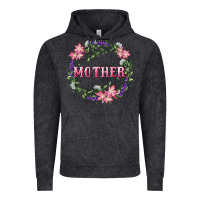 Vintage Black mother with floral wreath Vintage Hoodie - RanaPortraitStore