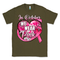 Army Green in october we wear pink heart Classic Tee - JahusDesignShop