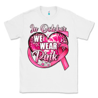 White in october we wear pink heart Classic Tee - JahusDesignShop