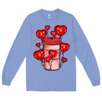 Colony Blue valentines day coffee Long Sleeve Tee - JahusDesignShop
