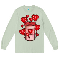 Matcha valentines day coffee Long Sleeve Tee - JahusDesignShop