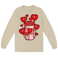 Mushroom valentines day coffee Long Sleeve Tee - JahusDesignShop