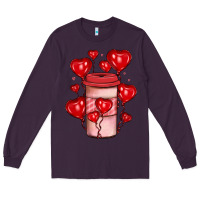 Plum valentines day coffee Long Sleeve Tee - JahusDesignShop
