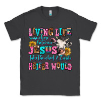 Smoke living life somewhere between jesus take the wheel Classic Tee - AdoDesignShop