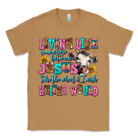 Toasted Coconut living life somewhere between jesus take the wheel Classic Tee - AdoDesignShop