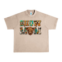 Show Mom Scottish Cattle Urban Heavy Tee | Teevron