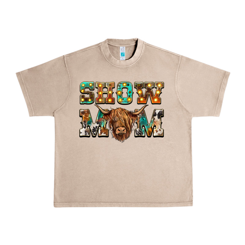 Show Mom Scottish Cattle Urban Heavy Tee by BarkalooDesign | Teevron