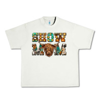 Pistachio show mom scottish cattle Urban Heavy Tee - BarkalooDesign