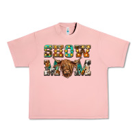 Salmon show mom scottish cattle Urban Heavy Tee - BarkalooDesign