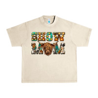 Sandshell show mom scottish cattle Urban Heavy Tee - BarkalooDesign
