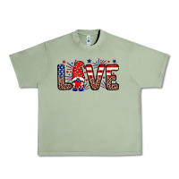 Oil Green Love gnome Urban Heavy Tee - Neo Western